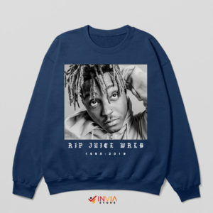 In Loving Memory Juice WRLD Navy Sweatshirt