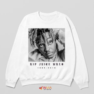 In Loving Memory Juice WRLD White Sweatshirt