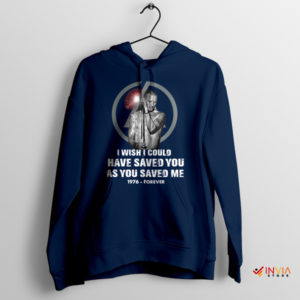 In Memory of Chester Bennington Quote Navy Hoodie