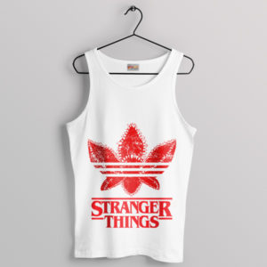 Invasion of the Demogorgon Adidas White Tank Top