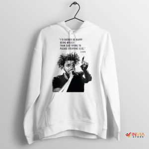 J Cole's Wisdom Happy Being Myself Hoodie
