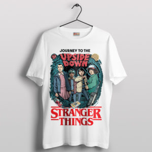 Journey to the Unknown Stranger Things White T-Shirt