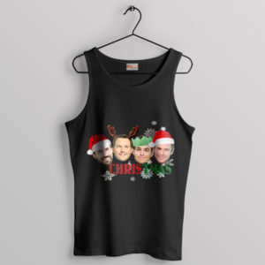 Joyful Jingle Avengers Chris-mas Black Tank Top