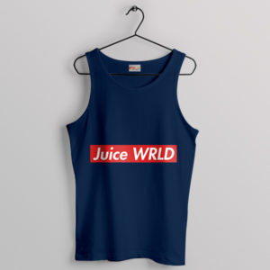 Juice Wrld Street Edition Art Navy Tank Top