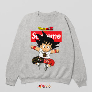 Kamehameha Son Goku DBZ Sport Grey Sweatshirt