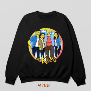 Kim's Convenience Simpson Style Black Sweatshirt