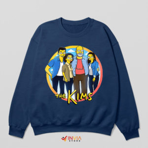 Kim's Convenience Simpson Style Navy Sweatshirt