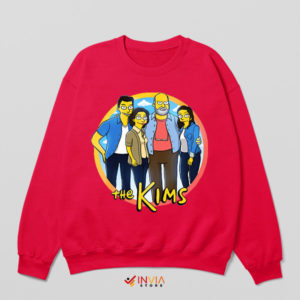 Kim's Convenience Simpson Style Red Sweatshirt