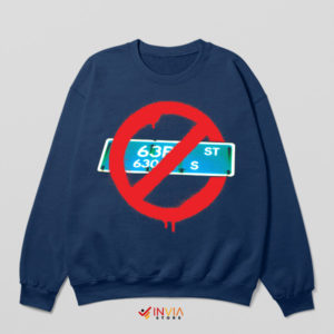 King Von Forever 63rd Street Navy Sweatshirt