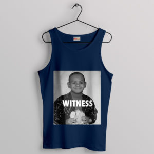 King in the Making LeBron's Youthful Navy Tank Top