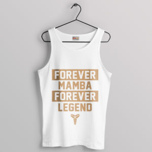 Kobe Forever Mamba Legend RIP White Tank Top