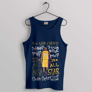 Kobe's Crown Accolades Celebration Navy Tank Top