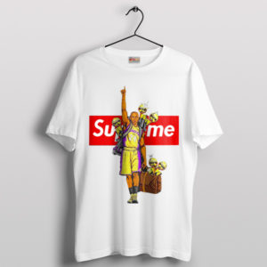 Kobe's Gold Standard Mamba Trophy White T-Shirt