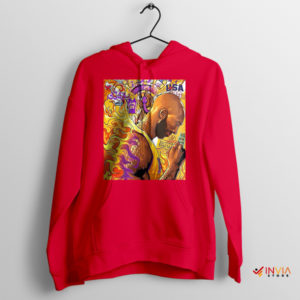 Kobe's Venomous Victory Mamba Tribute Red Hoodie