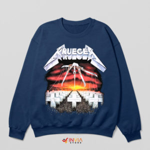 Krueger's Metal Master of Puppets Navy Sweatshirt