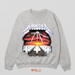 Krueger's Metal Master of Puppets Sport Grey Sweatshirt