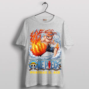 Legendary Ace Sword Blaze One Piece Sport Grey T-Shirt