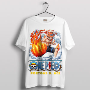 Legendary Ace Sword Blaze One Piece White T-Shirt