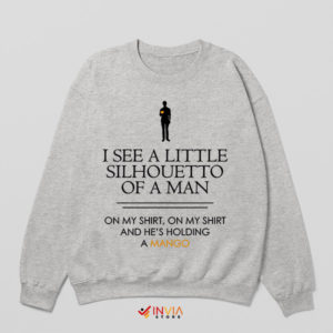 Legendary Lyrics Silhouetto Man Sport Grey Sweatshirt
