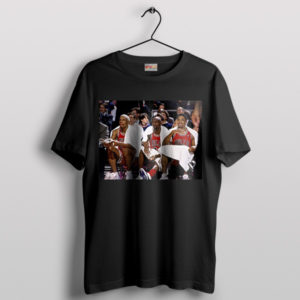 Legends Lineup MJ Pippen Rodman Black T-Shirt