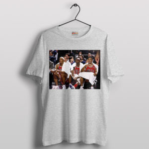 Legends Lineup MJ Pippen Rodman Sport Grey T-Shirt