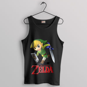 Legends Zelda Link's Awakening Black Tank Top