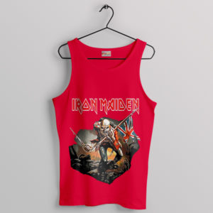 Limited Raid Iron Maiden Invasion Red Tank Top