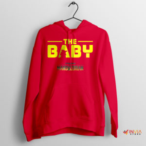Little Force User the Baby Jedi Red Hoodie