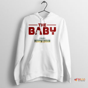 Little Force User the Baby Jedi White Hoodie
