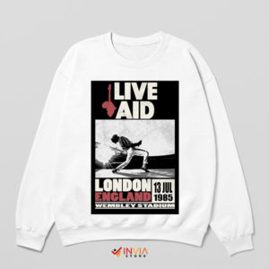 Live Aid '85 Vintage Poster Sweatshirt