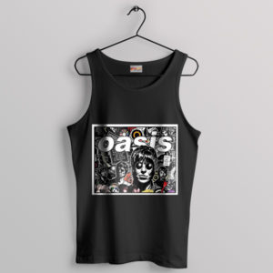 Live Forever Legends Oasis Band Black Tank Top