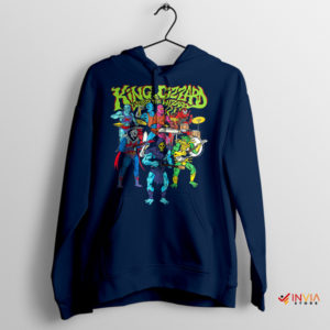 Lizard Realm Reverie King Gizzard Navy Hoodie