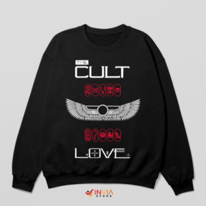 Love Album The Cult Vintage Black Sweatshirt
