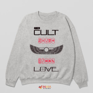 Love Album The Cult Vintage Sport Grey Sweatshirt