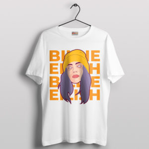 Lovely Billie Eilish Face Art Portrait T-Shirt