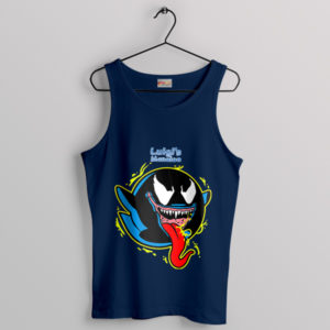 Luigi's Venom Nightmare King Boo Navy Tank Top