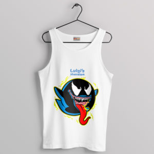 Luigi's Venom Nightmare King Boo White Tank Top