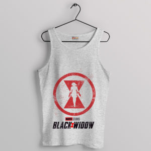 MCU Avengers Black Widow Art Sport Grey Tank Top