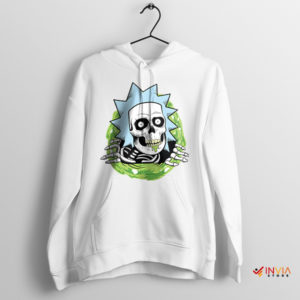 Mad Scientist Madness Rick Ripper White Hoodie