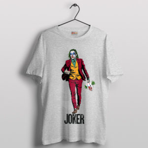 Madness Mr Fleck's Joker Clown Movie Sport Grey T-Shirt