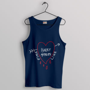 Magic Love Harry Styles Fine Line Navy Tank Top