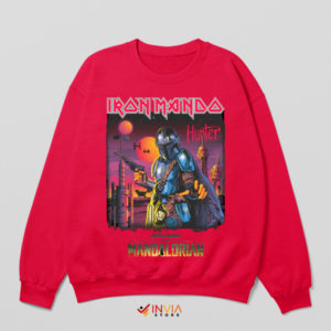 Maiden's Quest Iron Mando Hunter Red Sweatshirt