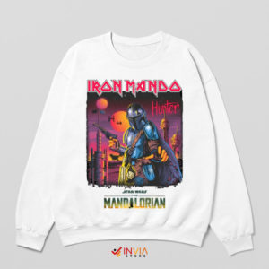 Maiden's Quest Iron Mando Hunter White Sweatshirt