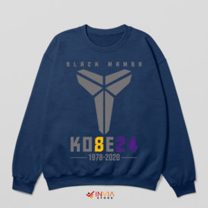Mamba Magic Continues Kobe 8 24 Navy Sweatshirt