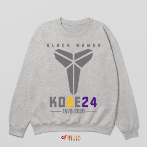 Mamba Magic Continues Kobe 8 24 Sport Grey Sweatshirt