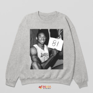 Mamba Magic Kobe 81-Point Explosion Sport Grey Sweatshirt