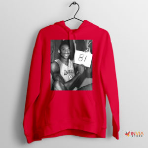 Mamba Mentality Milestone Kobe's 81-Point Red Hoodie