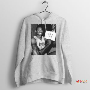 Mamba Mentality Milestone Kobe's 81-Point Sport Grey Hoodie