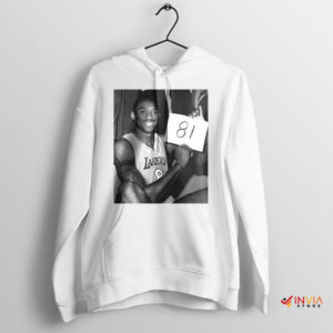 Mamba Mentality Milestone Kobe's 81-Point White Hoodie