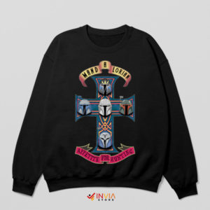 Mandalorian Appetite for Destruction Art Black Sweatshirt